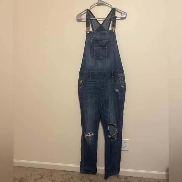 American Rag Pants - American Rag Women’s Distressed Overalls